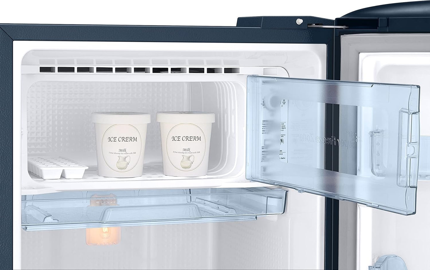 Samsung 183 L, 2 Star, Digital Inverter, Direct-Cool Single Door Refrigerator (RR20C2712U8/NL, Blooming Saffron Blue)