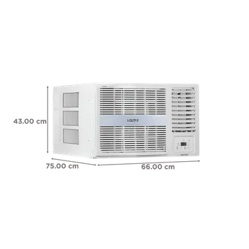 VOLTAS.5 Ton 3 Star, Inverter Window AC (Copper, 2-in-1 Adjustable Mode, 2023 Model,183V Vertis Pearl, White)