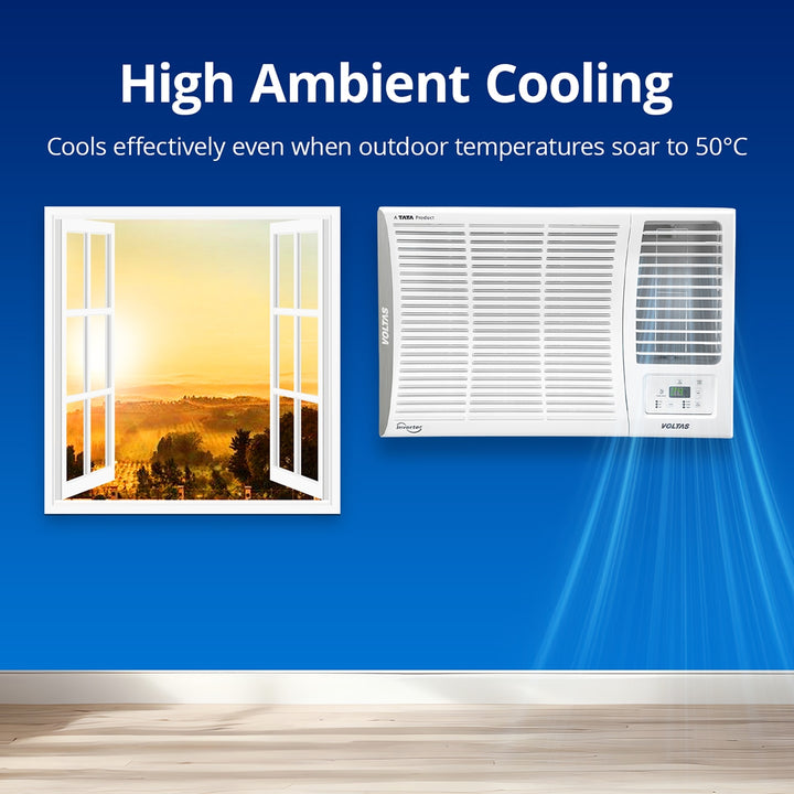 VOLTAS 185V Vertis Elite A 1.5 Ton 5 Star Inverter Window AC (Copper Condenser, Anti Dust Filter)