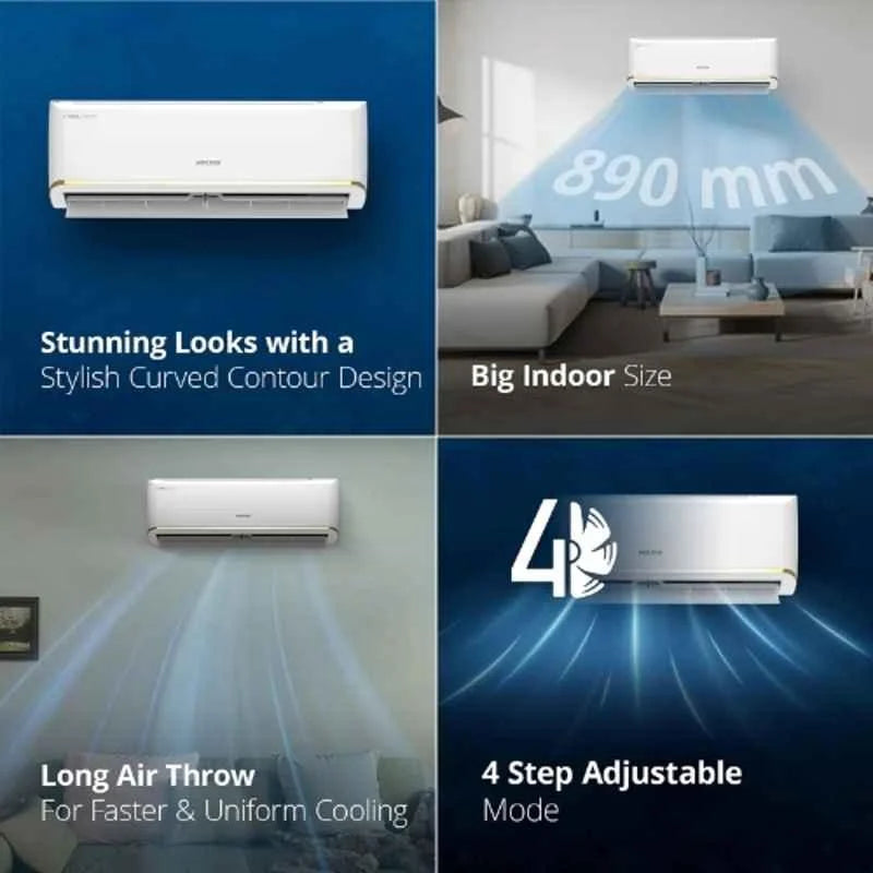 Voltas 183V Vectra Zen Gold 1.5 Ton 3 Star Adjustable Inverter Split AC, 4503764